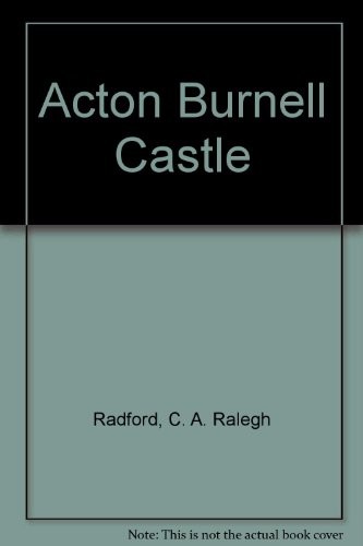 Cover for Acton Burnell Castle.