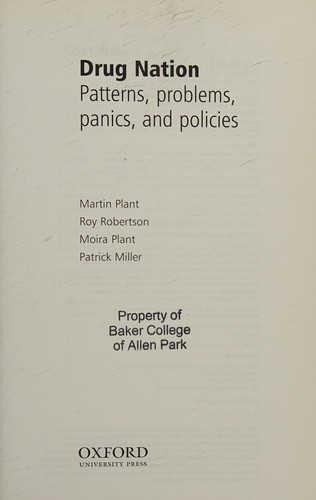 Cover for Drug Nation