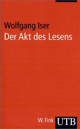 Cover for Der Akt des Lesens. Theorie ästhetischer Wirkung.