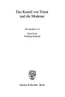 Cover for Das Konzil von Trient und die Moderne