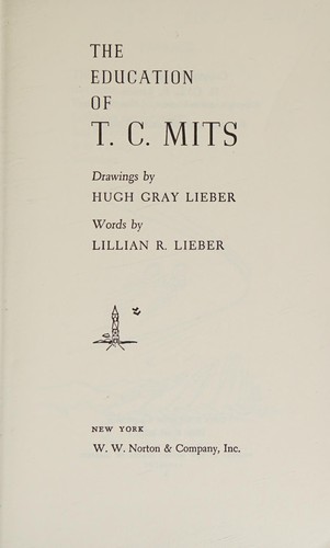 Cover for Education of T.C. Mits