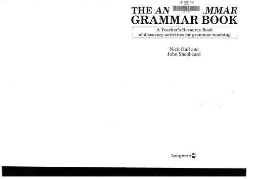 Cover for The Anti-grammar Grammar Book