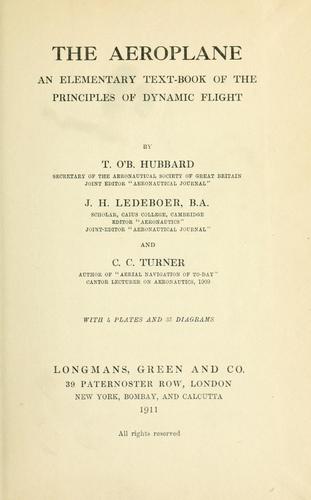 Cover for aeroplane