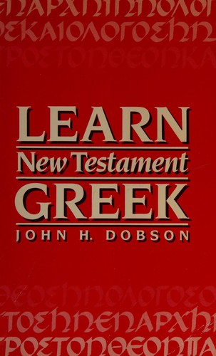 Cover for Learn New Testament Greek