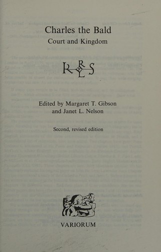 Cover for Charles the Bald