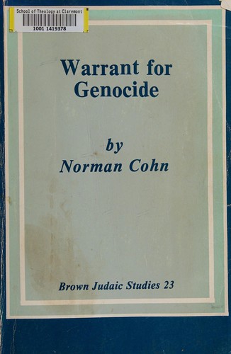 Cover for Warrant for genocide