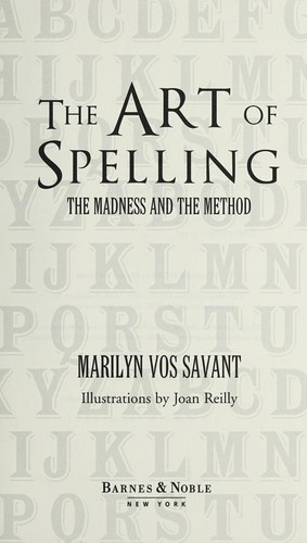 Cover for The Art of Spelling