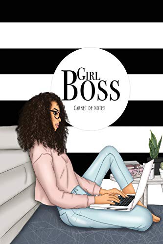 Cover for Carnet de notes A5 112 pages avec message "Girl Boss"