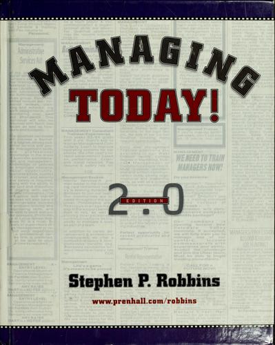 Cover for Managing today! Edition 2.0