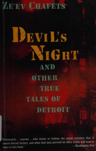 Cover for Devil's night and other true tales of Detroit
