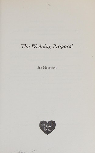 Cover for The wedding proposal