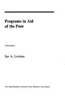 Cover for Programs in aid of the poor