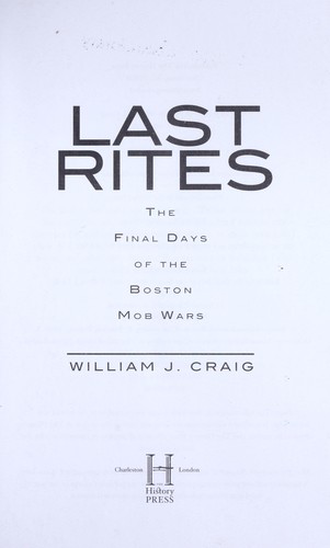 Cover for Last rites