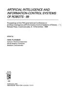 Cover for Artificial Intelligence and Information-control Systems of Robots