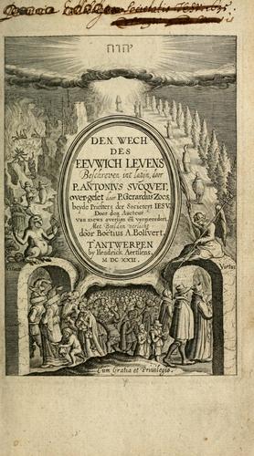 Cover for Den wech des eeuwich levens