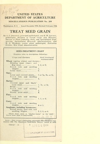 Cover for Treat seed grain