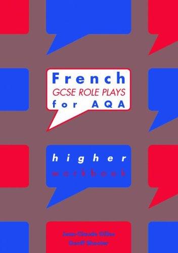 Cover for French GCSE Roleplays for AQA