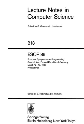 Cover for ESOP 86