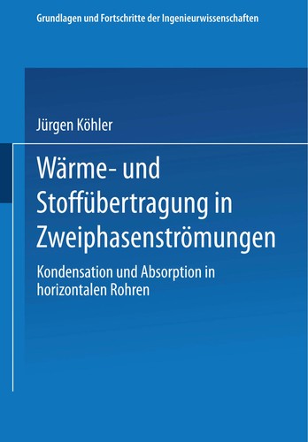 Cover for Wärme- und Stoffübertragung in Zweiphasenströmungen