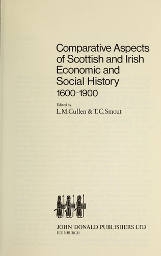Cover for Comparative aspects of Scottish and Irish economic and social history, 1600-1900