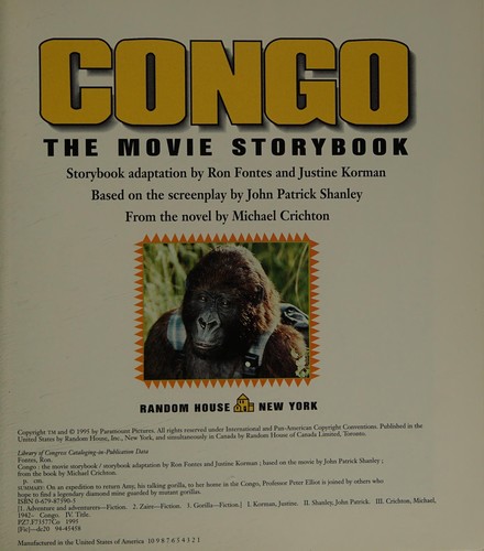 Cover for Congo