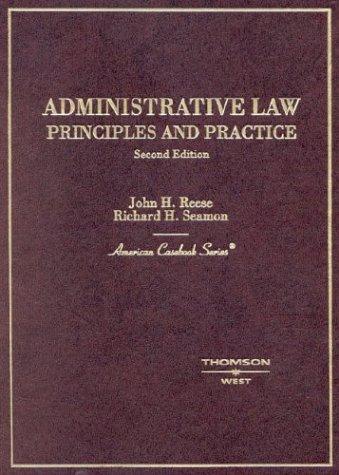 Cover for Administrative law
