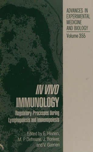 Cover for In vivo Immunology