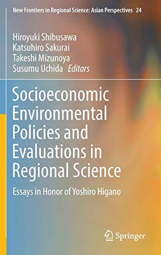 Cover for Socioeconomic Environmental Policies and Evaluations in Regional Science
