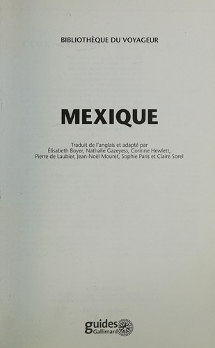 Cover for Mexique