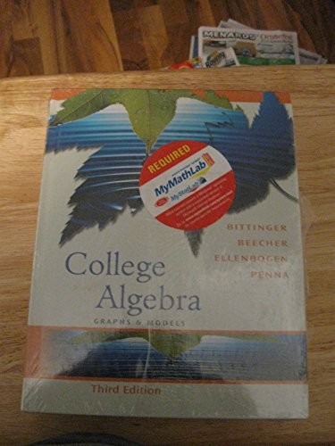 Cover for Coll Alg Graph& Mod& Awl Ti Reb$15& MML Pk