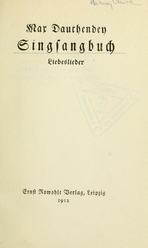 Cover for Singsangbuch