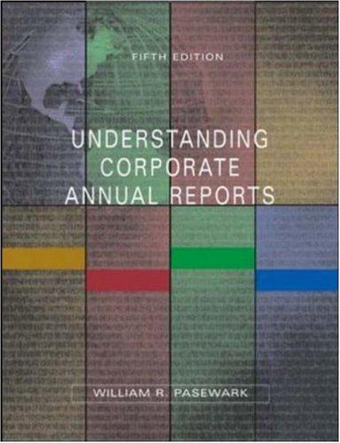 Cover for Understanding Annual Reports by William Pasewark