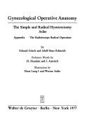 Cover for Gynecological operative anatomy