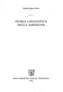 Cover for Storia linguistica della Sardegna
