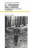 Cover for Il fenomeno dell'essere