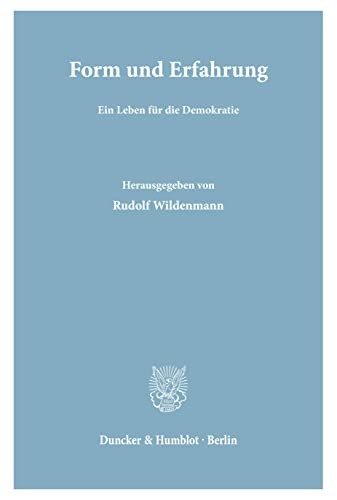 Cover for Form und Erfahrung