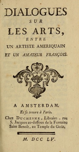 Cover for Dialogues sur les arts