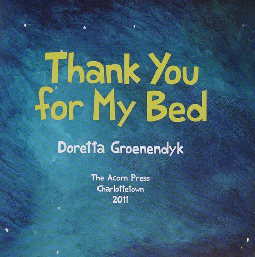 Cover for Thank You for My Bed