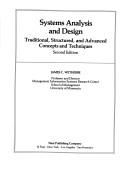 Cover for Systems analysis and design