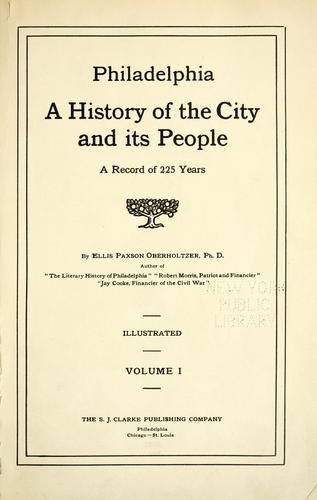 Cover for Philadelphia
