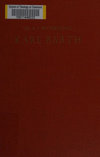 Cover for Karl Barth