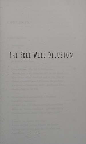 Cover for Free Will Delusion
