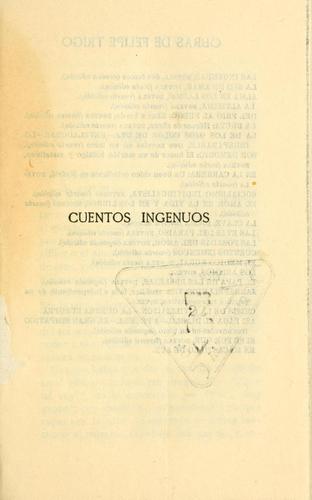 Cover for Cuentos ingenuos