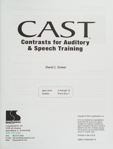 Cover for CAST