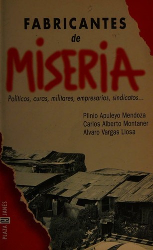 Cover for Fabricantes de miseria