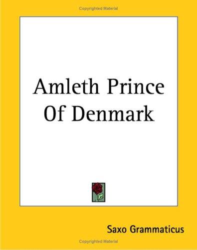 Cover for Amleth Prince Of Denmark