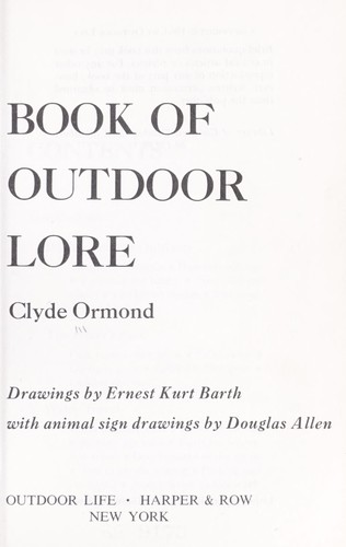 Cover for Complete book of outdoor lore.