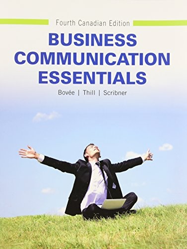 Cover for Business Communication Essentials, Fourth Canadian Edition