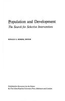 Cover for Population and Development