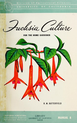 Cover for Fuchsia culture for the home gardener